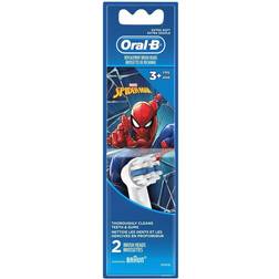 Oral-B Kids Extra Soft Replacement Brush Heads featuring Marvel's Spiderman, 2