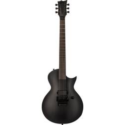 ESP Ec-Fr Black Metal Electric Guitar Black Satin