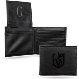 Rico Vegas NHL Golden Knights Laser Engraved Black Billfold Wallet