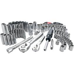 Craftsman 1/4 3/8 drive Metric and SAE 6 Point Mechanic's Tool Set Head Socket Wrench