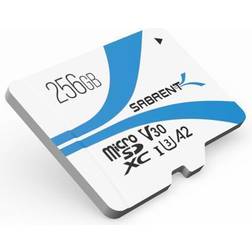 Sabrent SABRENT Rocket V30 A2 256GB MicroSDXC Memory Card R100MB/s W30MB/s (SD-MQ30-256)