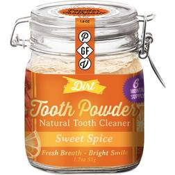 The Dirt Natural Tooth Powder, Sweet Spice 1.7 oz jar