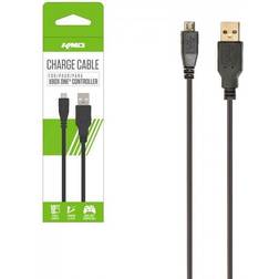 KMD 10 Feet USB Charging Cable for Microsoft Xbox One Controller Black Packaging Box