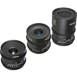 Laowa MFT Cine Prime 3-Lens Wide + Macro Bundle 10mm, 17mm, 50mm