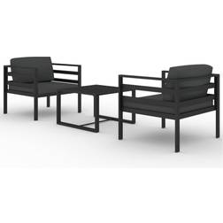 vidaXL 3107780 Loungeset, 1 Bord inkl. 2 Stolar