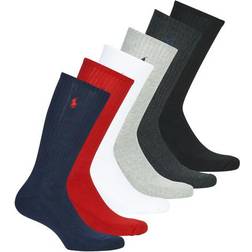 Polo Ralph Lauren Crew Socks 6-pack - Multicolour