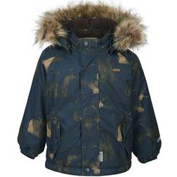 Minymo Winter Jacket - Total Eclipse with Bear (161730-7850)