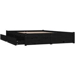 vidaXL Bed Frame with Drawers 31cm Sängram 150x200cm