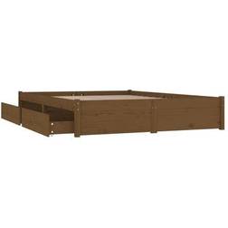 vidaXL Bed Frame with Drawers 31cm Sengeramme 140x190cm