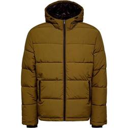 Selected Harry Padded Puffer Jacket - Dark Olive