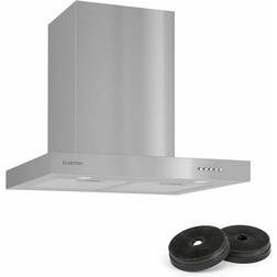 Klarstein Cooker Extractor Hood, Trasparente, Argento