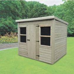 B&Q Lean To Shed Pt 6 X 8Ft Assembley (Building Area )