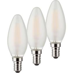 Müller Licht Bougie LED E14 4W 2 700K lot de 3 470lm mat