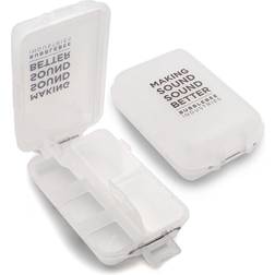 Bubblebee Industries The Microphone Accessory Case, White, 2-Pack