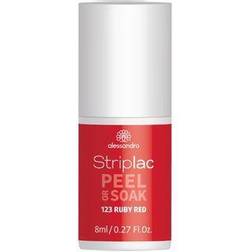 Alessandro Alessandro, STRIPLAC PEEL OR SOAK RUBY RED -VEGAN 8ml