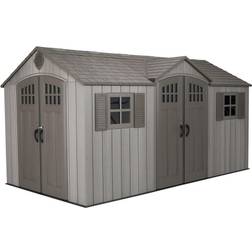 Lifetime 15 8ft Rough Cut Dual Entry Storage Shed (Building Area )