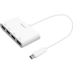 Macally UCHUB4 USB-C to 4 Port USB-A Hub MacBook, MacBook Pro