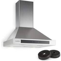 Klarstein Cooker Extractor Hood, Plata, Transparente