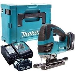 Makita DJV180Z 18V lxt Li-ion Jigsaw with 2 x 5.0Ah Batteries & Charger in Case