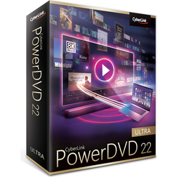 Cyberlink PowerDVD 22 Ultra Vollversion MiniBox 1 PC