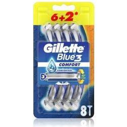 Gillette Blue 3 Comfort kertakäyttöhöylät miehille 8 kpl