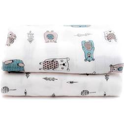 Purflo Muslin Set Extra Large 2pk-Woodland Stories (NEW)