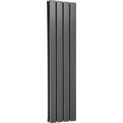 Hudson Hudson Anthracite 1200mm 300mm Double Panel Radiator