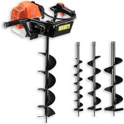 Fuxtec FUXTEC petrol auger incl. 100/150/200mm attachments 62cc