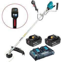 Makita DUR369A Twin LXT 18v 36v Brushless Brush Cutter U Handle 43cm 2 x 6.0ah