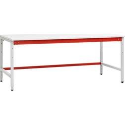 Packtisch Standard 780 x 1800 x 900 mm hellgrau