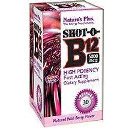 NaturesPlus Shot-O-B12 - High Potency Wild Berry 5000