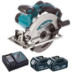 Makita DSS610Z 18V 165mm Circular Saw with 2 x 5.0Ah Battery & Charger