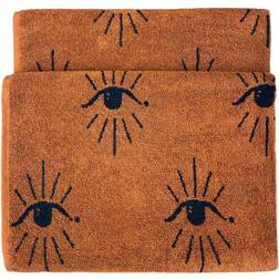 Furn. Theia Bath Towel Bath Towel Black, Brown