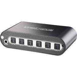 SpeaKa Professional 4x2 Porte Switch Matrix Toslink Con Telecomando