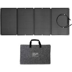 Ef Ecoflow 160W Portable Solar Panel for Power Station, Foldable Solar Charger Chainable with Adjustable Kickstand, Waterproof IP67 for Outdoor