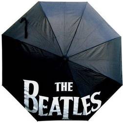 ROCK OFF The Beatles Black Automatic Open & Close Umbrella Drop Logo beatles drop logo black umbrella