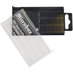 Rolson 48304 20pc Micro HSS Drill Bit Set