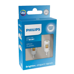 Philips LED-konvertering Ultinon Pro6000, T10, 6000 K