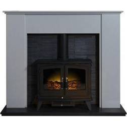 Adam Montara White, Grey & Black Stove Suite