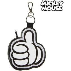 Mickey Mouse Thumbs Up Porte Clefs - Blanc