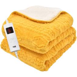 GlamHaus Heated Throw Blanket XL 160 x130cm