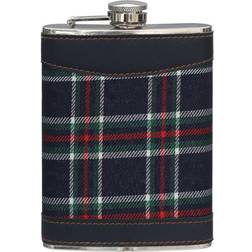 Premier Housewares Hip Flask - Blue Tartan Fiaschetta