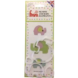 FMM Sugarcraft Mummy and Baby Elephant Cutter Udstikker