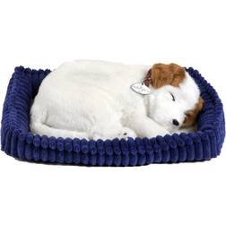 vidaXL Perfect Petzzz 4909 Plysch Dog Jack Russel, Vit-Blå, En Storlek