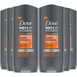 Dove Men+Care Micro Moisture Shower Gel, 6Pk Of 400Ml