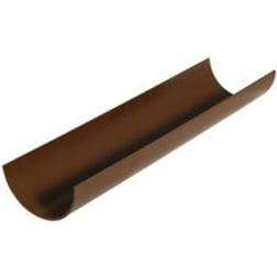FloPlast Brown FloPlast 76mm Miniflo Gutter 2m