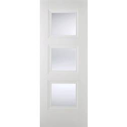 LPD Amsterdam AMSWHIGL33 Interior Door Clear Glass R, L (83.8x198.1cm)