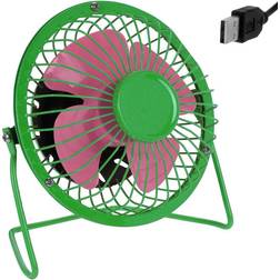 Mini Ventilateur De Bureau USB Métal 360° ø 13.5 cm