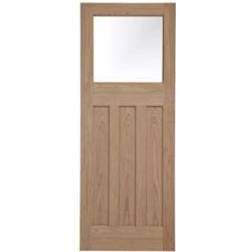 Geom Glazed Traditional Veneer Lh Rh Interior Door (x)