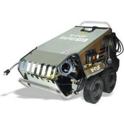 V-Tüf 240V Heavy Ind Stainless Mobile Hot Pressure Washer 120BAR@11L/Min